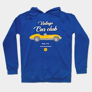 Vintage Car Club Classic Car Lover Hoodie